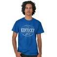thumbnail image 1 of Kentucky Favorites Bourbon Bluegrass Men's Graphic T Shirt Tees Brisco Brands S, 1 of 6