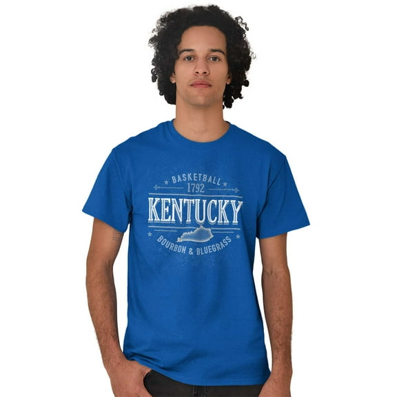 Kentucky Favorites Bourbon Bluegrass Men's Graphic T Shirt Tees Brisco Brands S