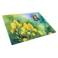 thumbnail image 1 of Kentucky Goldenrod in Watercolor Glass Cutting Board Large 12 in x 15 in, 1 of 5