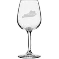thumbnail image 1 of Kentucky Home States Etched 12.75oz All Purpose Libbey Wine Glass, 1 of 1
