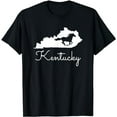thumbnail image 1 of Kentucky Horse Map State Shirt T-Shirt, 1 of 5
