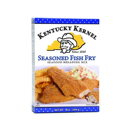 Kentucky Kernal - Seasoned Fish Fry Seafood Mix - 9 Oz, Case of 6