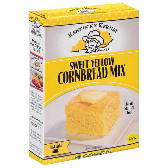 Kentucky Kernel - Mix Sweet Yellow Cornbread Muffins - 10 Oz, Case of 6