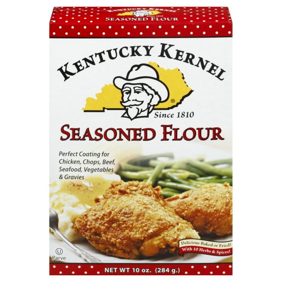 Kentucky Kernel Original Seasoned Flour, Coating Mix for Frying, 11 oz Box