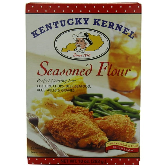 Kentucky Kernel Seasoned Flour, 10-Ounce (Pack of 12)
