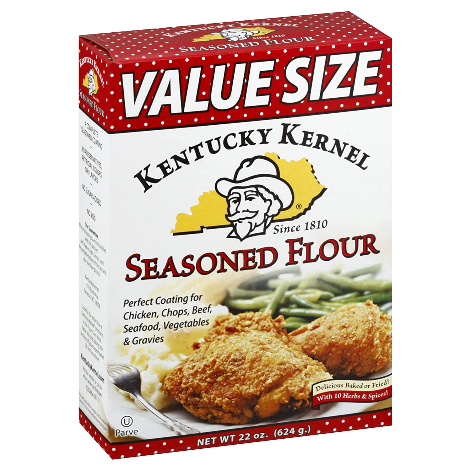 Kentucky Kernel Seasoned Flour, 22 Ounce (Pack of 6)
