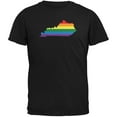 thumbnail image 1 of Kentucky LGBT Gay Pride Rainbow Black Adult T-Shirt - Small, 1 of 1