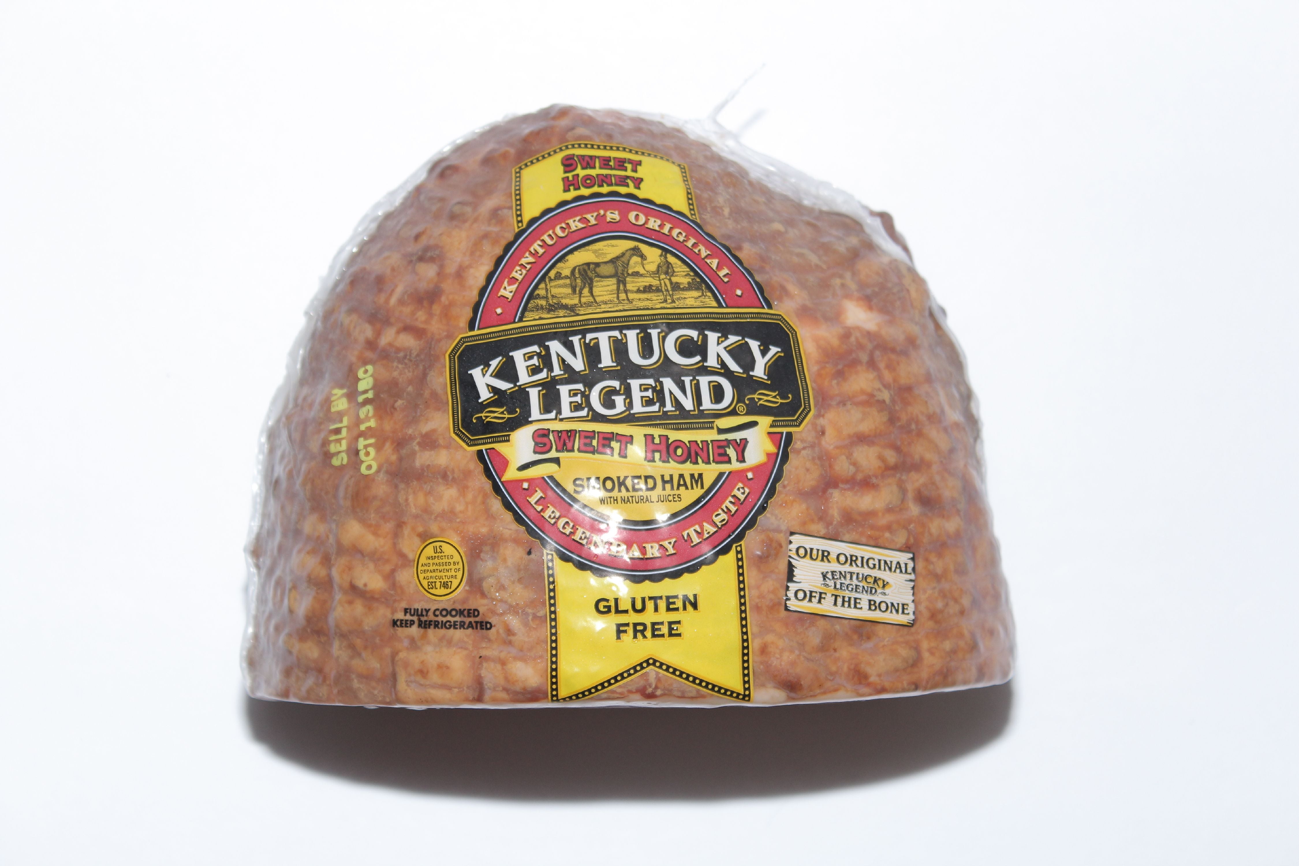 Kentucky Legend Boneless Honey Half Ham, GlutenFree, 15g Protein per