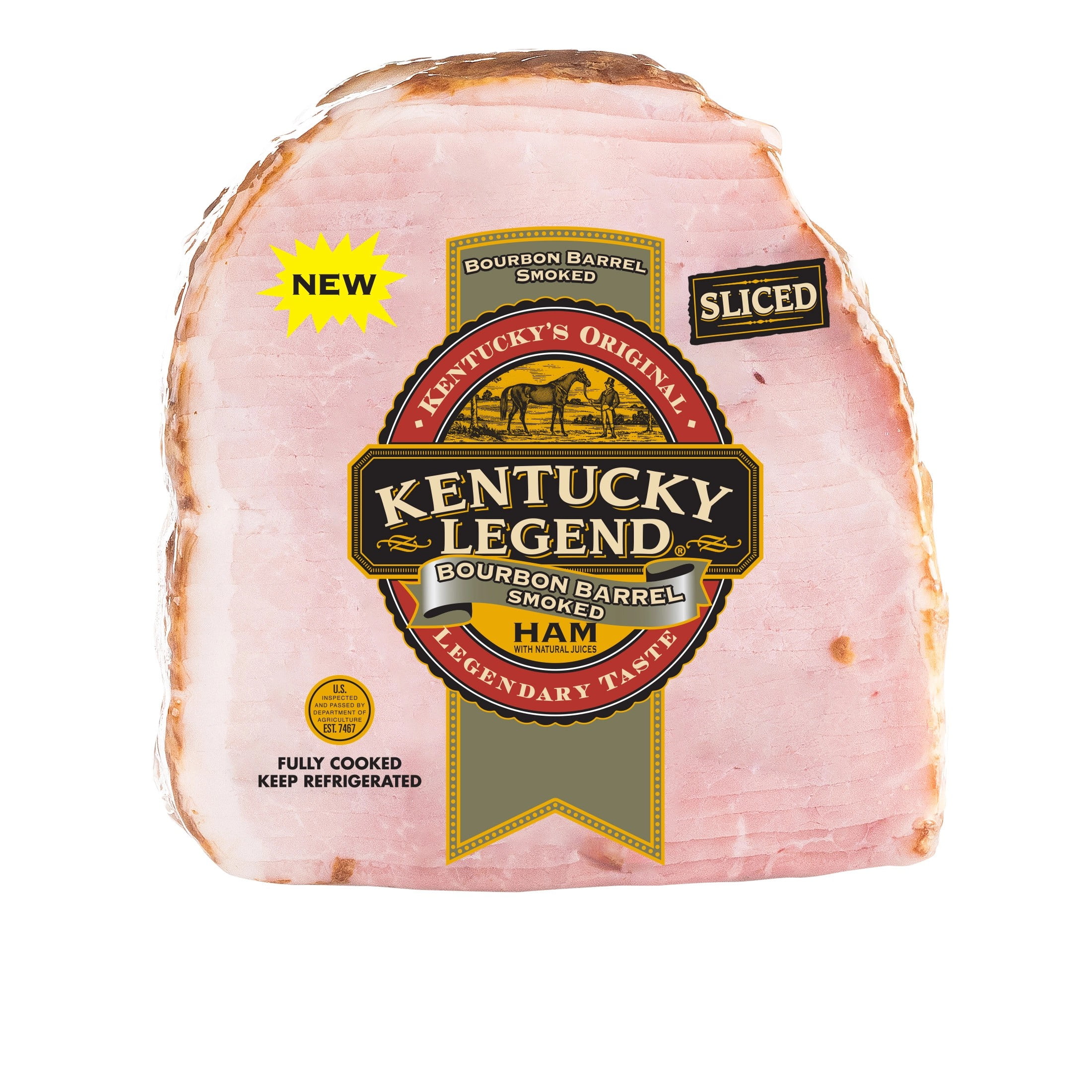 Kentucky Legend Bourbon Barrel Smoked Quarter Sliced Ham