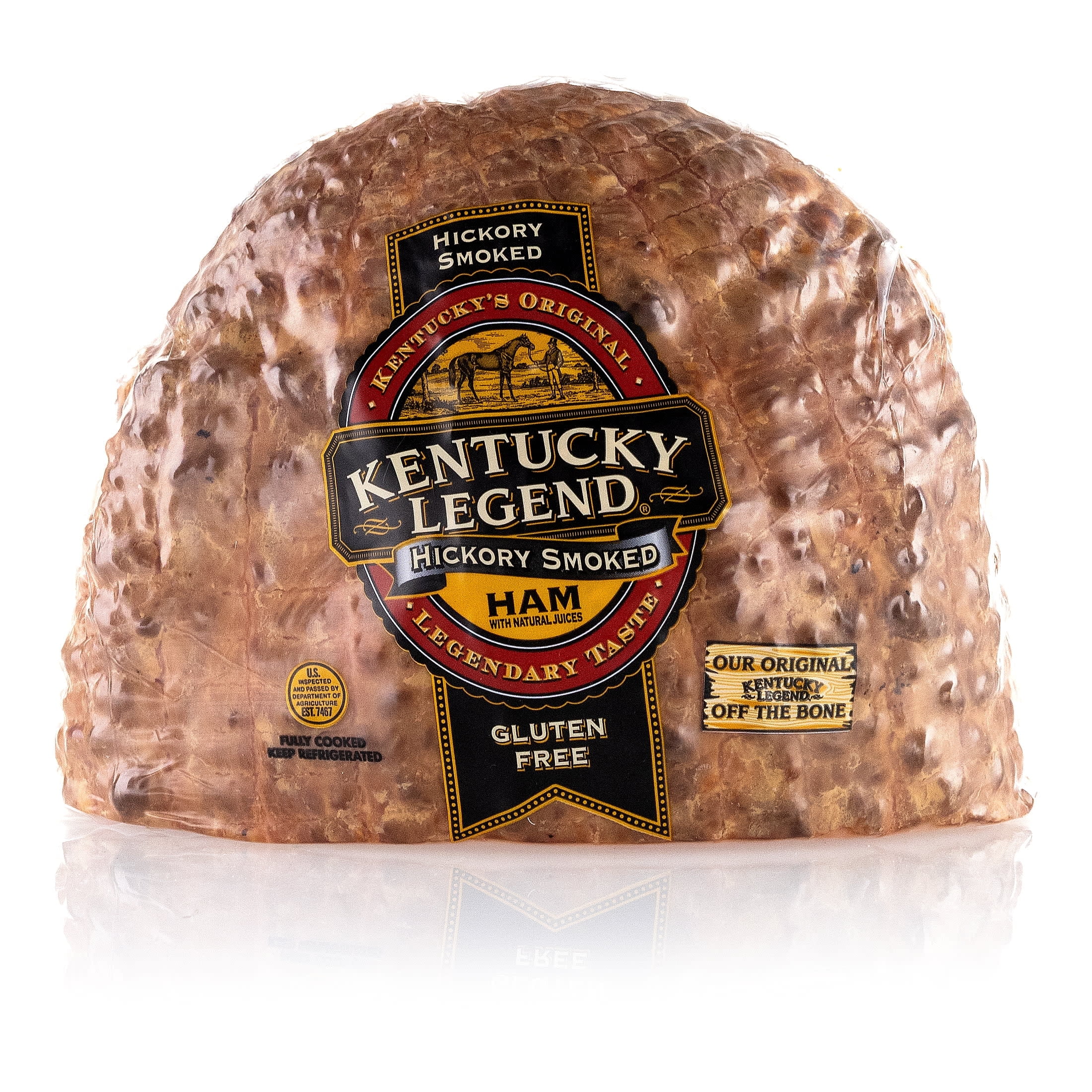 Kentucky Legend Hickory Smoked Boneless Half Ham, Fully Cooked, 3.5-5.5 lb