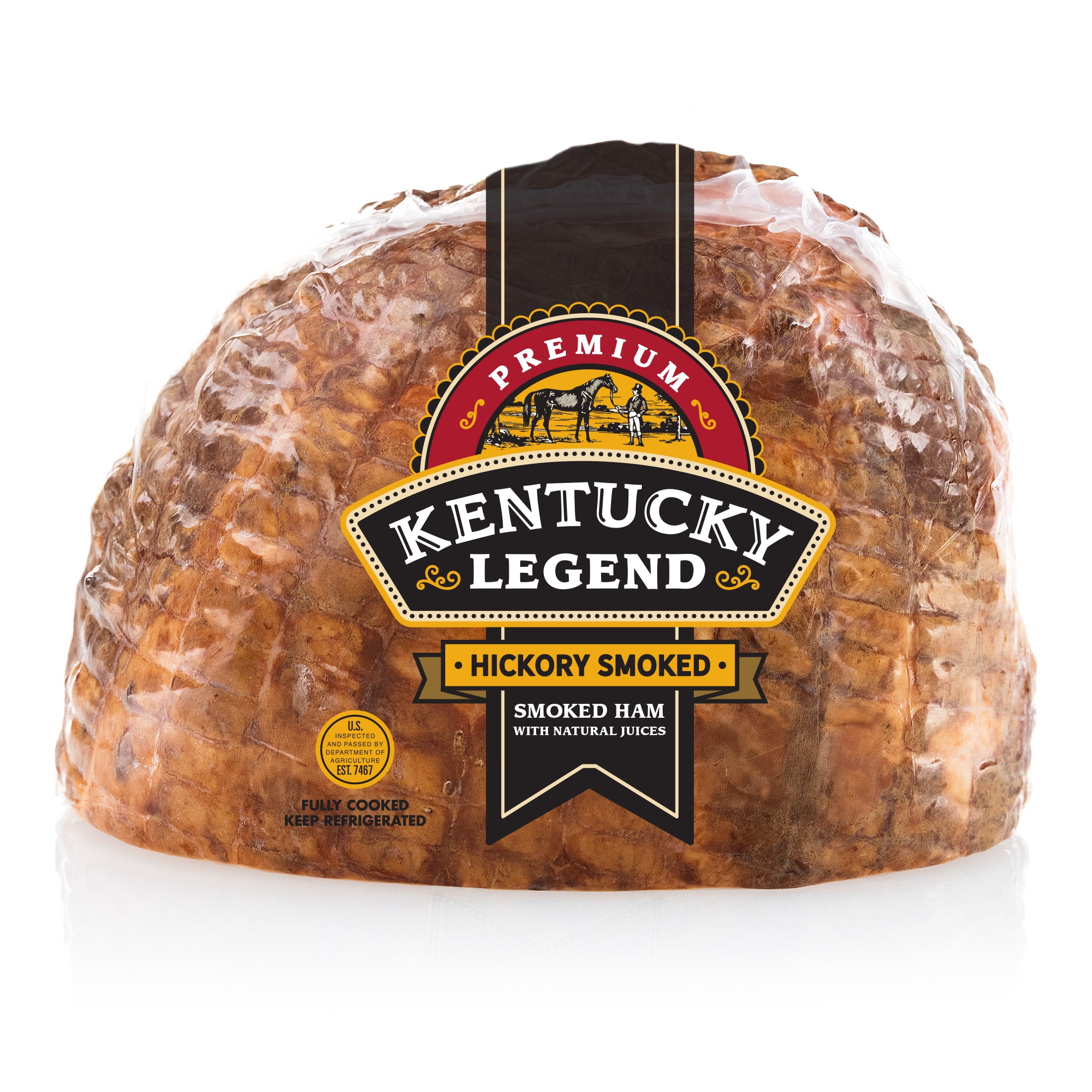 Kentucky Legend Hickory Smoked Boneless Half Ham, Fully Cooked