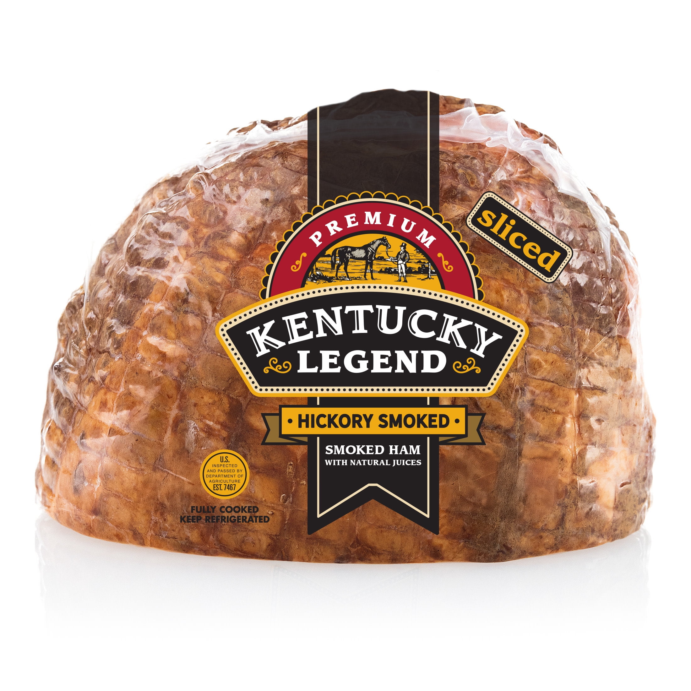 Hamページ Kentucky Legend Hickory Smoked Boneless Half Ham, Sliced, Fully