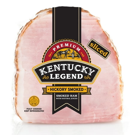Kentucky Legend Hickory Smoked Quarter Boneless Ham, Sliced, Fully Cooked, 1.5-2.0 lb