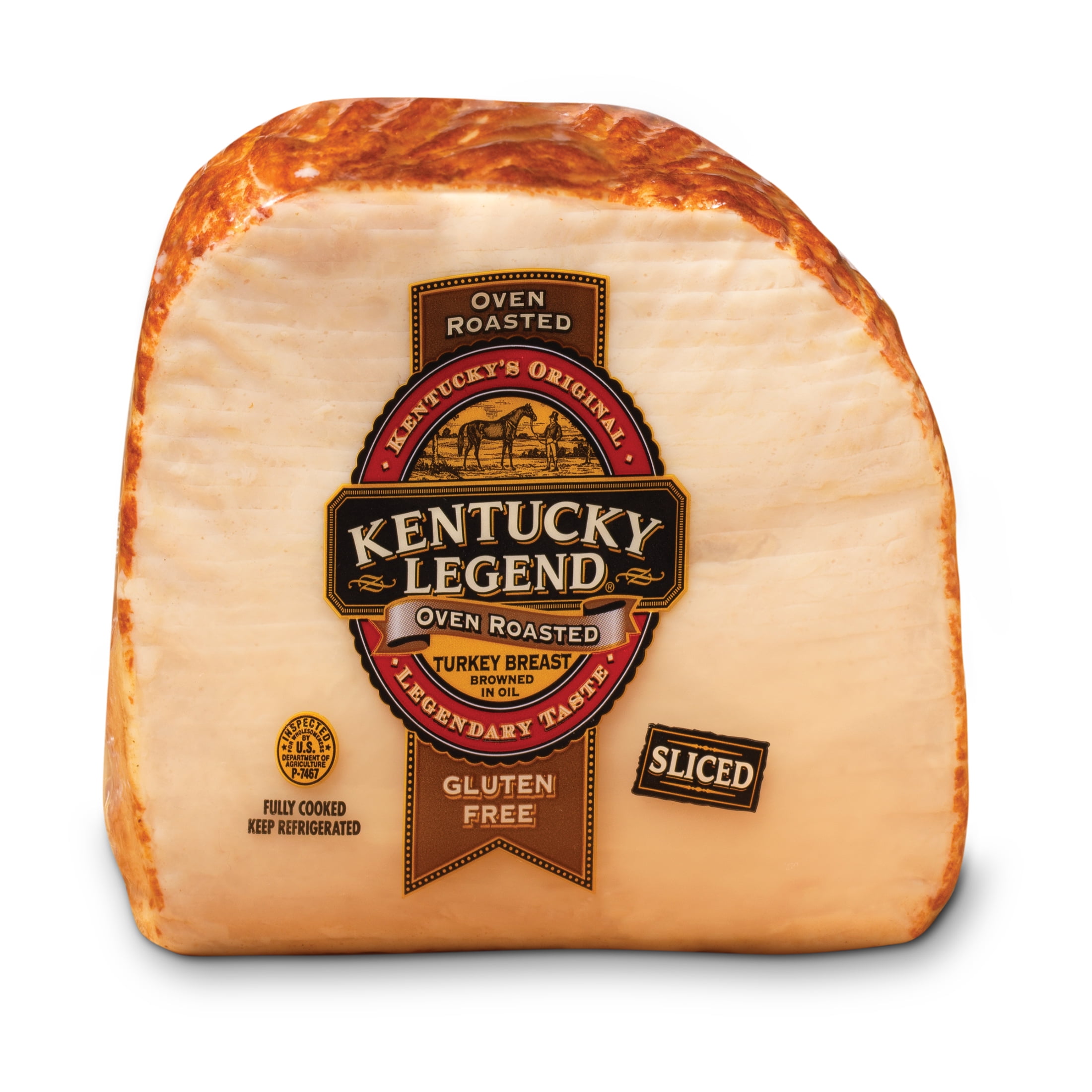 Kentucky Legend Oven Roasted Boneless Turkey Breast, Sliced, Fully Cooked,     1.5-2.0 lb