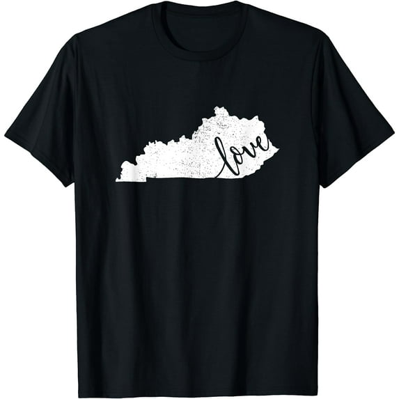Kentucky Love State KY Home Vintage Gift T-Shirt Black 2X-Large