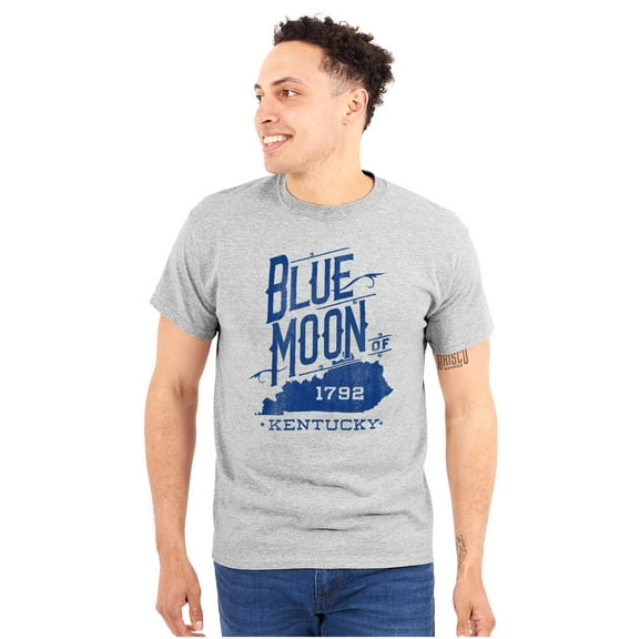 Kentucky Moon Retro State Shape Plus Size Crewneck Graphic Tee Shirt Brisco Brands 2X