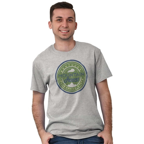 Kentucky Mountain Resort Retro KY Men's Graphic T Shirt Tees Brisco Brands S