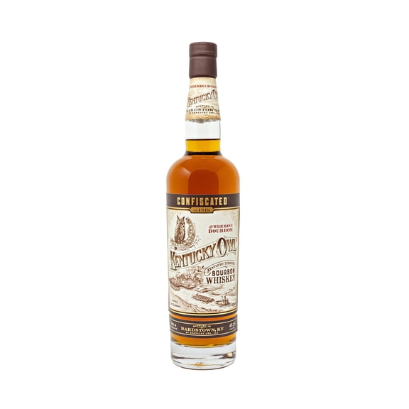 Kentucky Owl Confiscated Kentucky Straight Bourbon Whiskey, 48.2% ABV, 750ml Glass Bottle