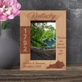 thumbnail image 1 of Kentucky Personalized Wooden Frame 4" x 6" Brown (Vertical), 1 of 1