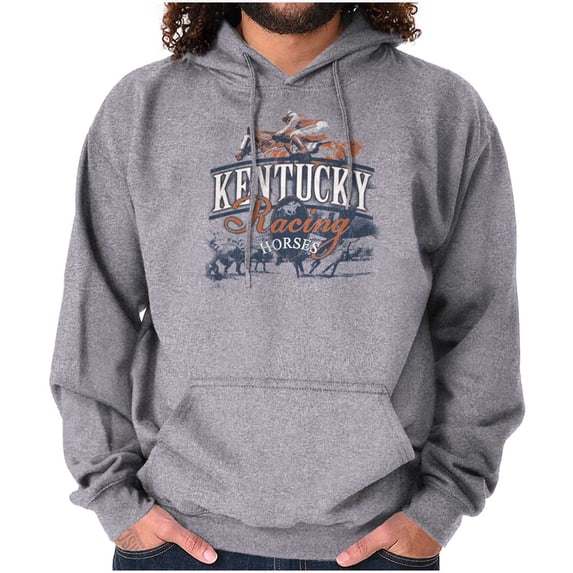 Kentucky Roots Cute State Shape Map Unisex Plus Fleece Graphic Hoodie Brisco Brands 2X