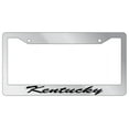 thumbnail image 1 of Kentucky Script Chrome Plastic License Plate Frame EBS, 1 of 1