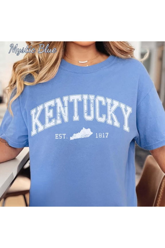 Kentucky Shirt, Vintage T-Shirt, Retro Ky Graphic Tee, Bluegrass State Shirt, Southern Aesthetic Gift Unisex S-5XL Hot Trending Shirt, Vintage Birthday Gift