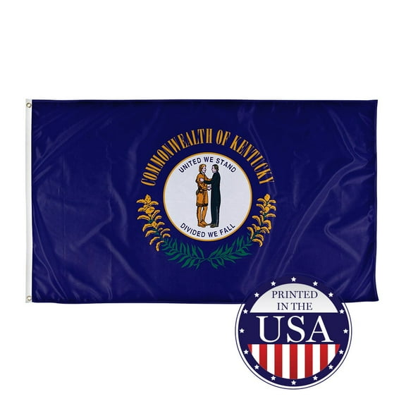 Kentucky State Flag - 3ft x 5ft Knitted Polyester,State Flag Collection, Made in America