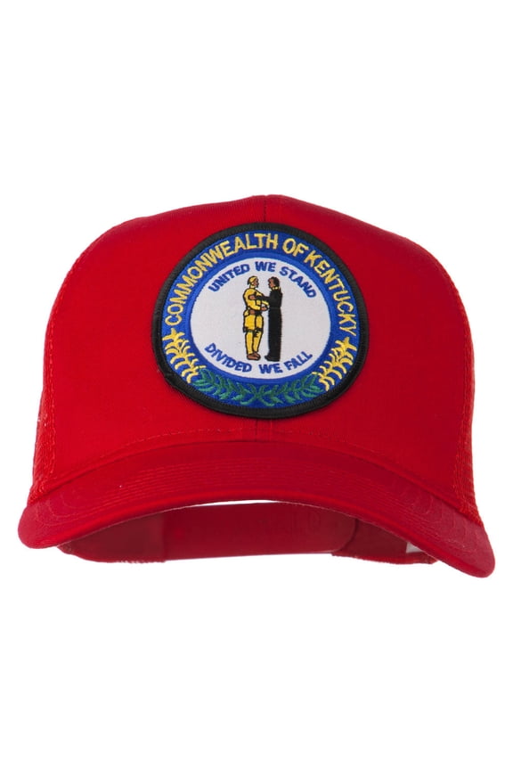 Kentucky State Patched Mesh Cap - Red OSFM