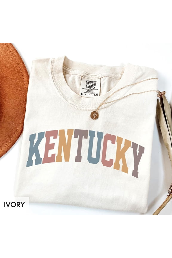 Kentucky State Travel Him Her Cute Vintage Retro Ky Trip Summer T-Shirt
