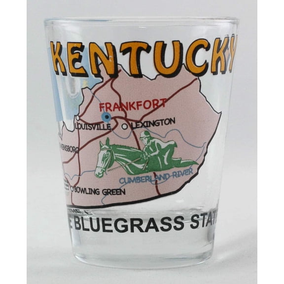Kentucky The Bluegrass State All-American Collection Shot Glass