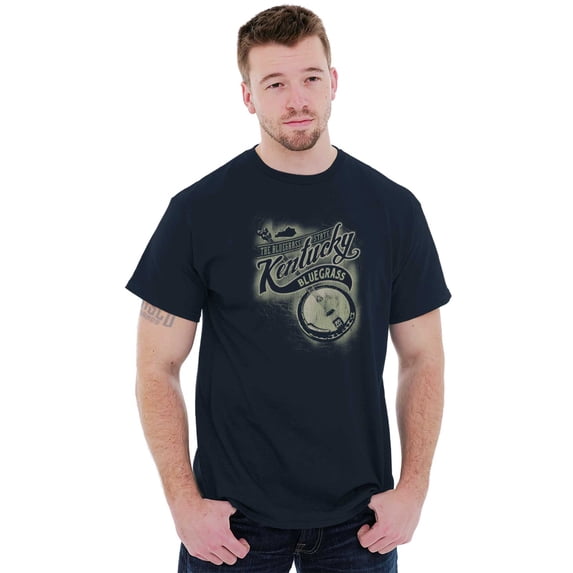 Kentucky Vintage Bluegrass Banjo KY Men's Graphic T Shirt Tees Brisco Brands M