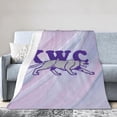 thumbnail image 1 of Kentucky Wesleyan College Logo Fleece Blanket, Very Soft Microfiber Flannel Blanket for Couch Warm and Cozy for All Seasons, 1 of 6