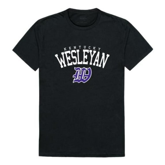Kentucky Wesleyan College Panthers Arch T-Shirt, Black - Extra Large