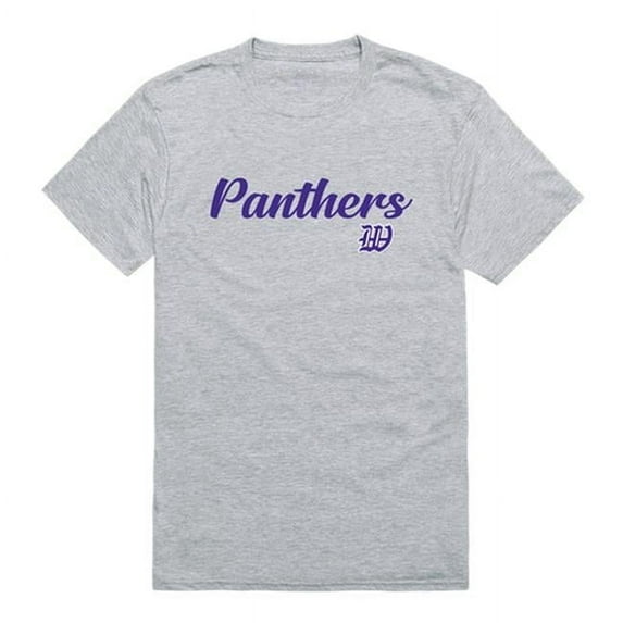Kentucky Wesleyan College Panthers Script T-Shirt, Heather Grey - Medium