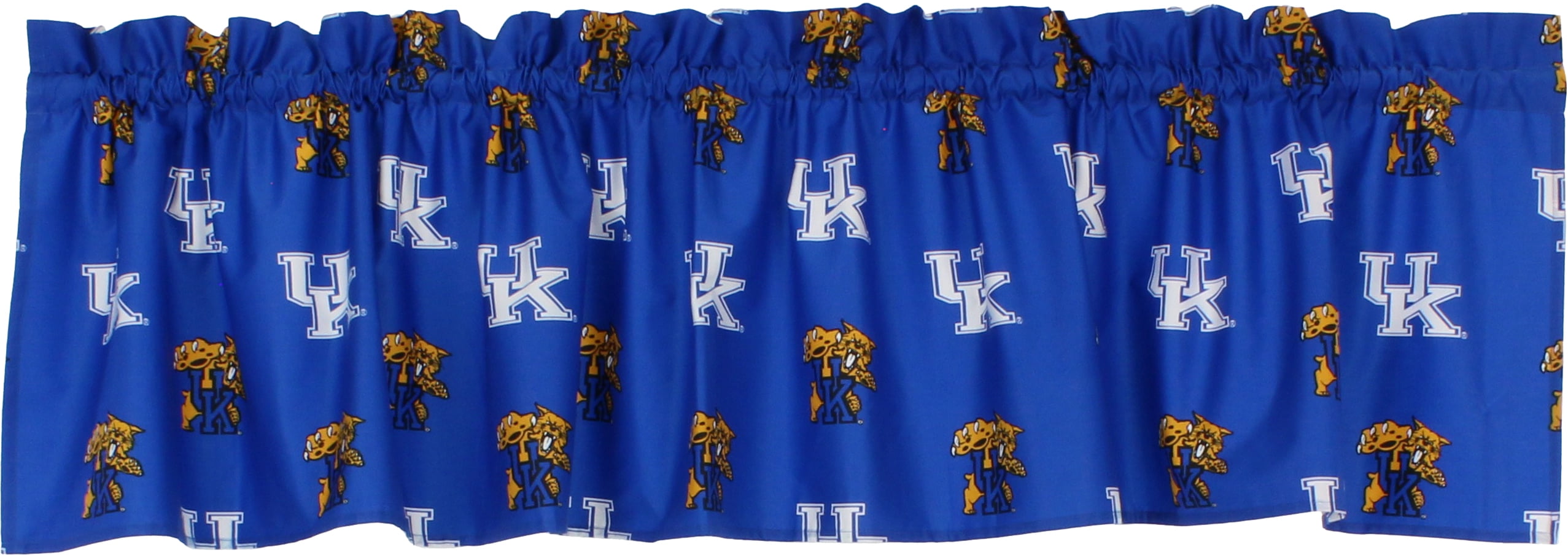 Kentucky Wildcats 100% Cotton, 84" x 15" Curtain Valance, 1 Panel