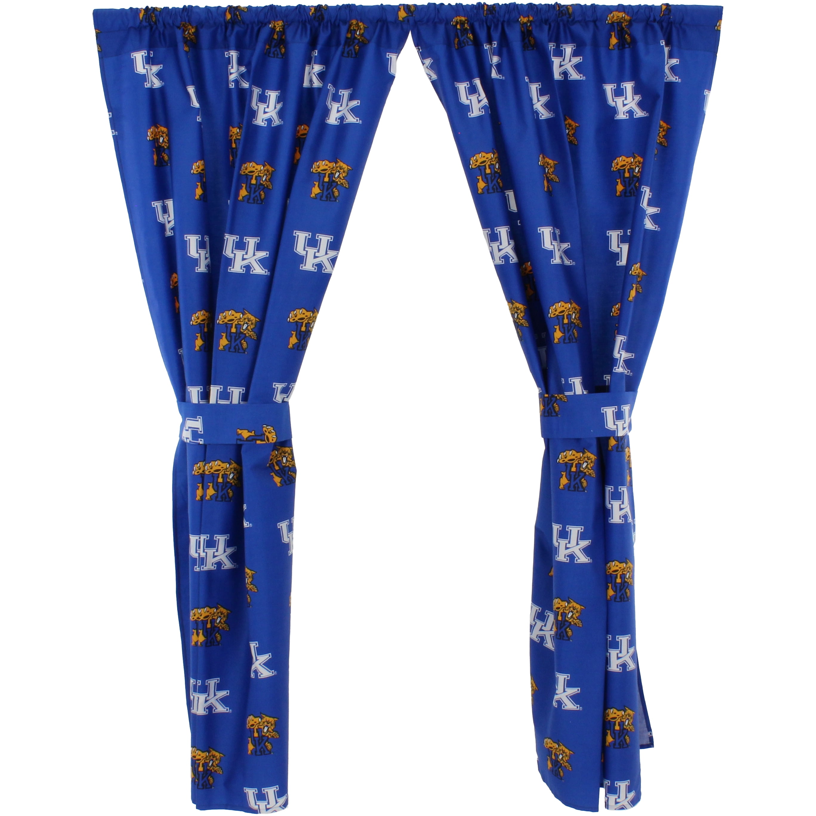 Kentucky Wildcats 100% Polyester, 84" Curtain Panels, Set of 2