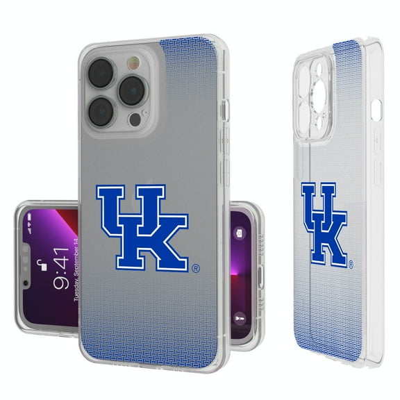 Kentucky Wildcats Linen Logo iPhone Clear Case