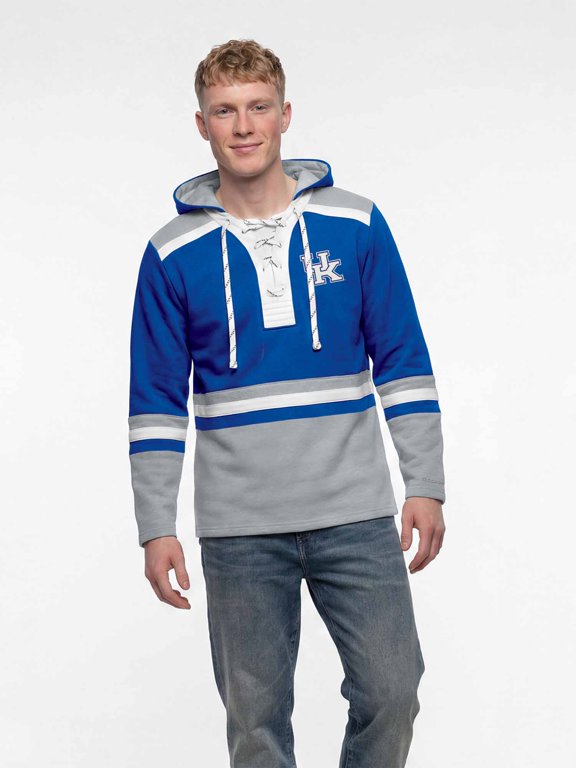 Reebok Mens Heavyweight Lace-Up Hooded Sweatshirt