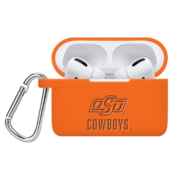 Oklahoma State Cowboys Debossed Silicone Airpods Pro Case Cover