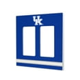 thumbnail image 1 of Kentucky Wildcats Stripe Design Double Rocker Light Switch Plate, 1 of 4