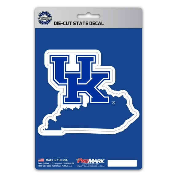 Kentucky Wildcats Team State Shape Decal Sticker