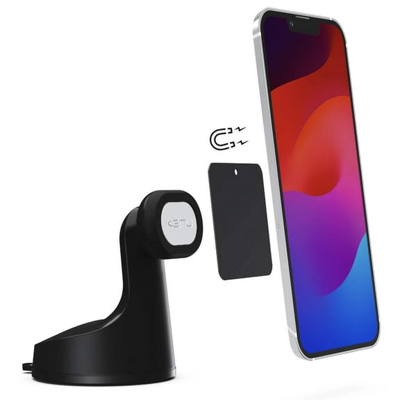 Kenu Airbase Magnetic | Dashboard/ Windshield Magnetic Car Phone Suction Mount