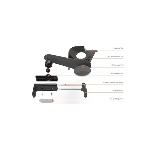 Kenu Airvue Car Display Mount for Cellphone - Black