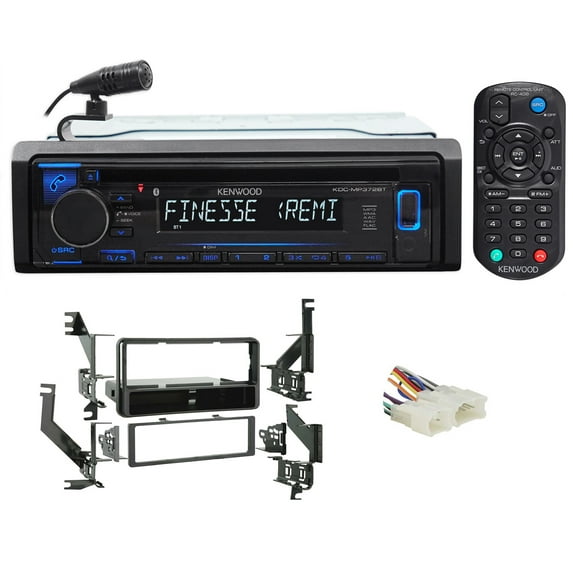 Kenwood 1-Din CD Receiver w/Bluetooth iPhone/Android For 07-11 Toyota Yaris