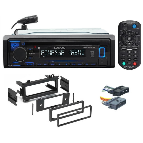 Kenwood 1-Din CD Receiver w/Bluetooth iPhone/Android For 87-00 Dodge Dakota