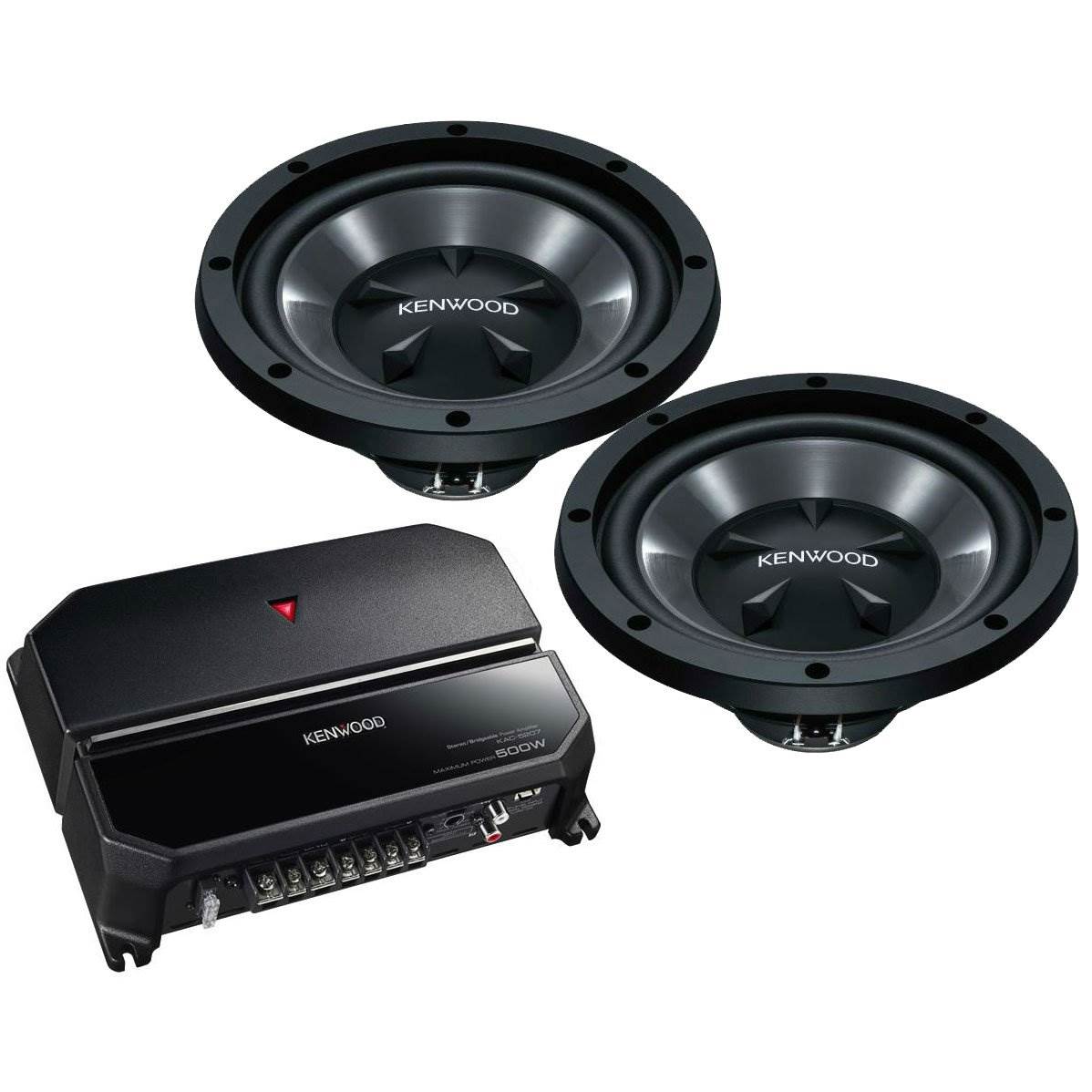 Kenwood 170W Bass Package with 10? Subwoofers and Channel