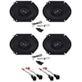 thumbnail image 1 of Kenwood 6x8" Front+Rear Speaker Replacement Kit For 1999-2002 Lincoln Navigator, 1 of 7