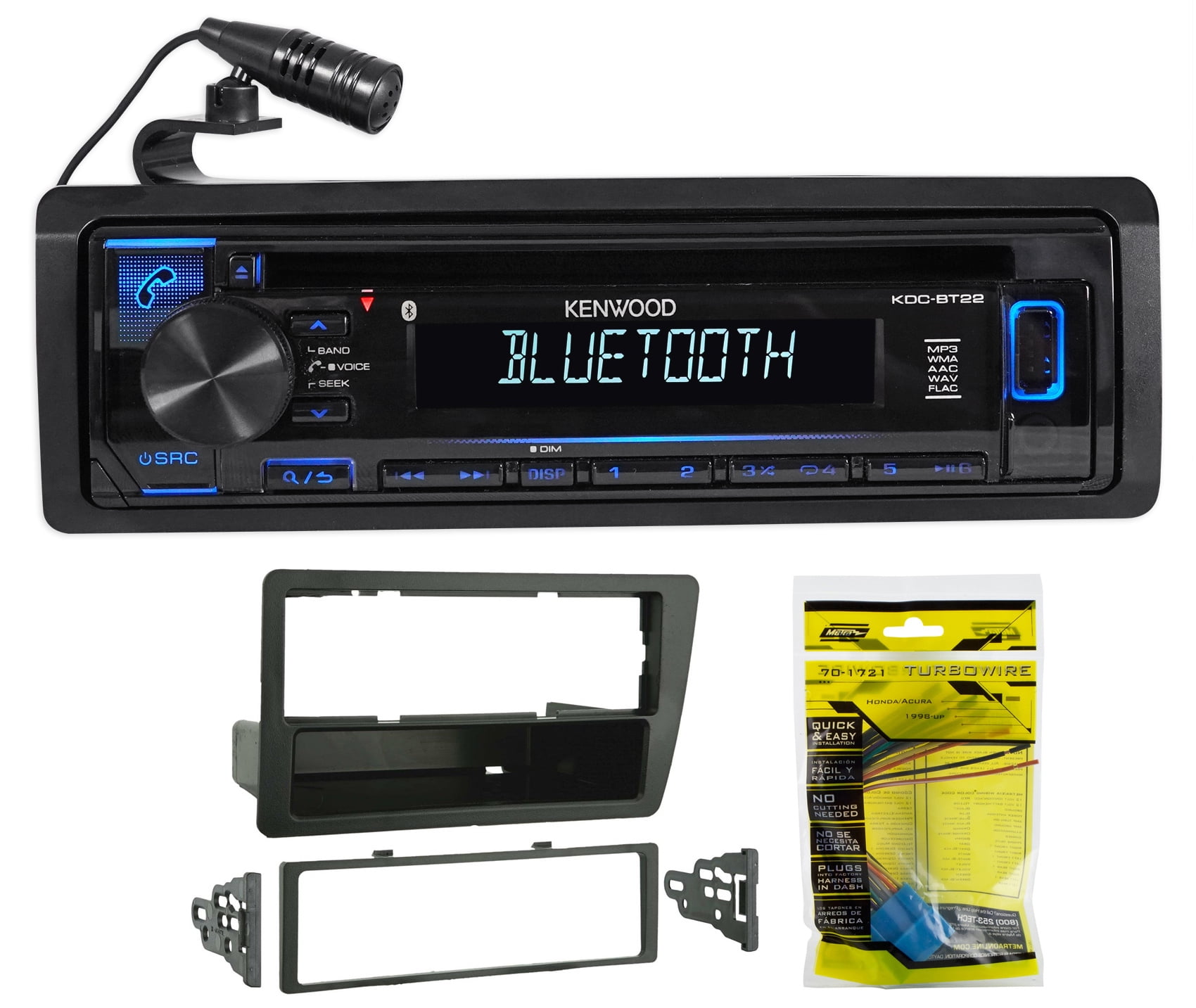 ☆KENWOOD(ケンウッド)CD/iPod/USB/AUXデッキ「U383」作動品☆