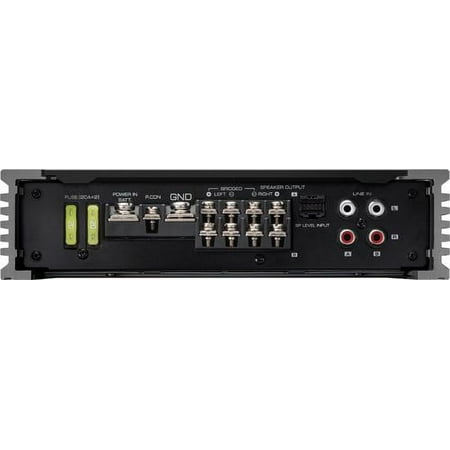 Kenwood - Class D Bridgeable Multichannel Amplifier with Variable Crossovers - Black