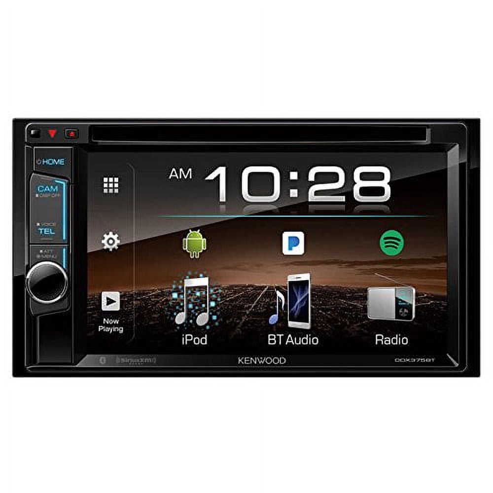 Kenwood DDX375 2-Din 6.2 Inch Monitor Receiver with Bluetooth